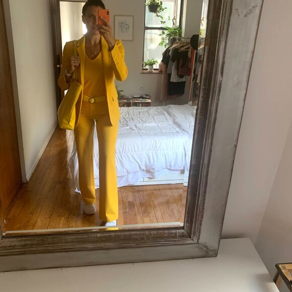 Yellow Blazer Jacket - Picture 9 of 11